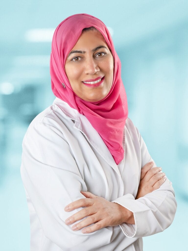 female gynecologist in Riyadh, Dr. Amina Butt